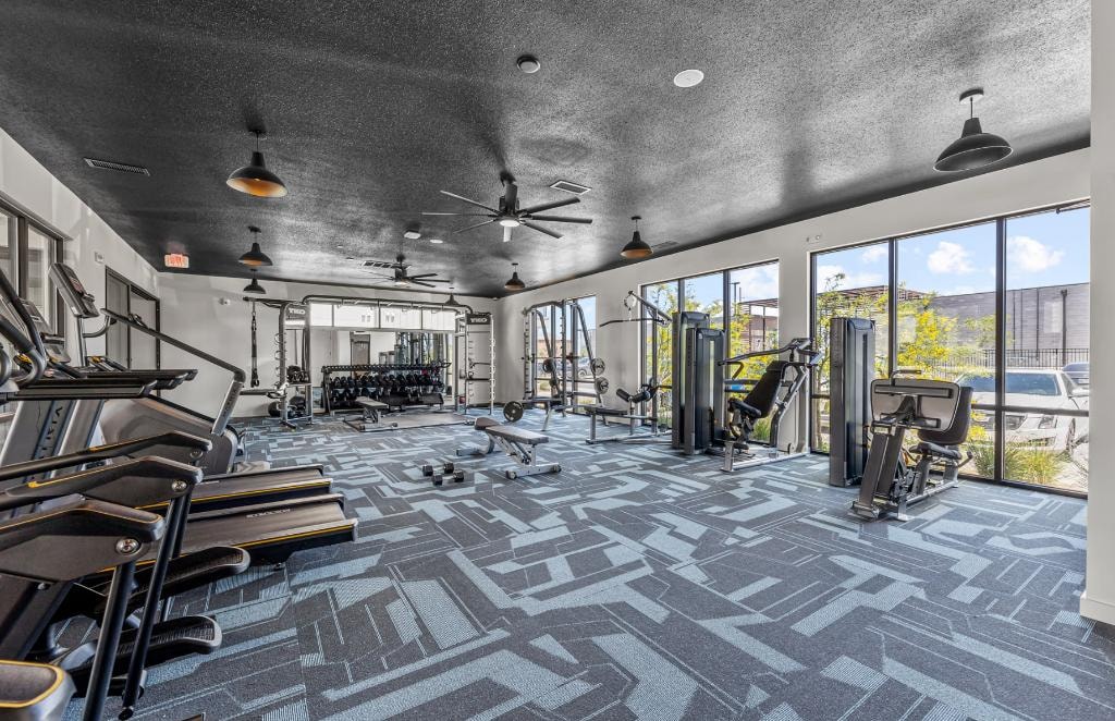Desert Commons East — Fitness center with full equipment
